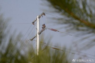 110千伏城閻豐線9號至19號鐵塔導(dǎo)線
