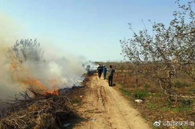 電運檢分公司咸陽保線站正在對重點線路進(jìn)行保電
