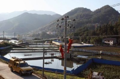 上門為魚庫檢查用電安全、供電線路、自備發(fā)電機等設(shè)備